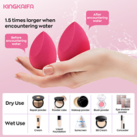 Éponge de maquillage en mousse ultra douce, sans latex, multicolores, à texture fine, respectueuse de la peau, en gros, marque privée