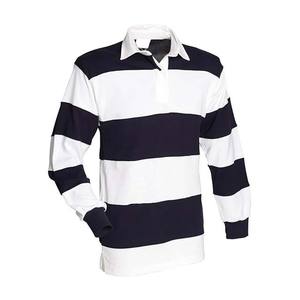 Maillots de rugby personnalisés pour hommes (avant/arrière) - 100 % coton respirant, écologique, séchage rapide, antibactérien, grandes tailles, soyeux - Product Image 6