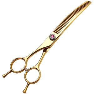 Ciseaux professionnels en acier inoxydable pour la coupe et l'éclaircissement des cheveux, ciseaux de barbier, ciseaux de coiffeur, ciseaux de toilettage pour animaux - Product Image 2