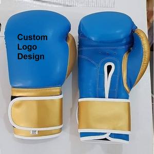 Guantes de Boxeo Profesionales Personalizados al por Mayor, con Agarre de Cuero, Absorción de Humedad, para MMA, Muay Thai y Kick Boxing - Product Image 1