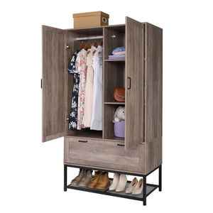 Carrello portaoggetti bianco a 3 livelli con ganci per pannello forato e cestini - Sistema di organizzazione a più livelli - Product Image 5