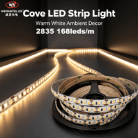 Lampu Strip LED 2835 168LED/m  Lumen Tinggi Lampu Pita LED Fleksibel untuk Dekorasi Proyek Dalam Ruangan