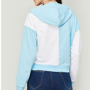 Sudadera con Capucha Bordada, Sudadera con Capucha de Manga Larga, Mezcla de Algodón, Corte Holgado y Cómodo, Sudadera Lisa para Mujer - Product Image 6