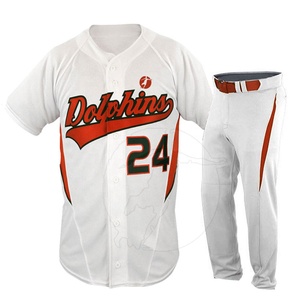 2023 Unisex <b>Baseball</b> Uniform-Custom Design Breathable Plus Size Sets in Custom Sizes 100% Polyester Quick Dry - Product Image 4