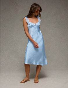 AE <b>Ruffle</b> Strap Midi <b>Dress</b> - Product Image 3