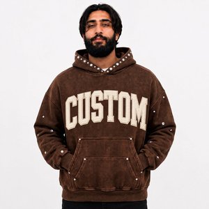 Proveedor de Sudaderas Personalizadas para Hombre, Ropa Urbana de Otoño, Algodón y Felpa, Venta al Por Mayor para Compradores de Marcas Estadounidenses - Product Image 2