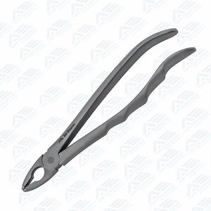 Embouts crantés pour une meilleure adhérence et une précision accrues lors de l'extraction dentaire, forceps d'extraction manuels pour les dents antérieures supérieures - Product Image 4