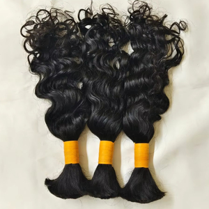South Indian Temple Bulk Raw Hair Unprocessed Human Hair <b>Extensions</b> From South India Factory Direct <b>Cheap</b> Factory Price - Product Image 1