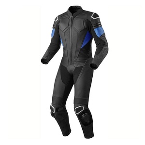 Combinaison de course pour moto, combinaison une pièce en cuir de vachette, combinaison de course pour homme avec design personnalisé OEM, équipement de course pour moto - Product Image 3