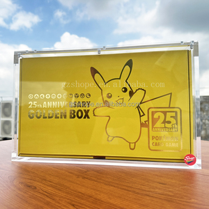 SHP cao cấp <span class=keywords><strong>acrylic</strong></span> Pokemon lễ kỷ niệm siêu cao cấp Bộ Sưu Tập 25 kỷ niệm hộp Charizard UPC kết hợp hiển thị trường hợp - Product Image 4