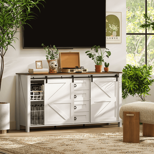 Buffet de style scandinave de luxe écologique pour salle à manger, cuisine, entrée de ferme et rangement en sous-sol - Product Image 1