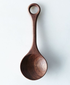 wooden Custom Logo Natural Wood Cooking Utensil Acacia Wood Solid Spoon for Cooking - Product Image 1