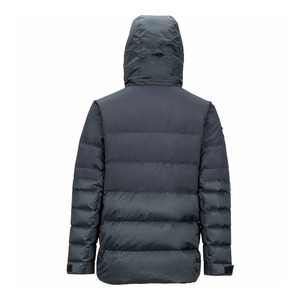 Chaqueta Acolchada con Capucha para Hombre, Diseño Color Block, Resistente al Viento, Gruesa, Informal, para Invierno, con Cierre de Cremallera y Relleno de Poliéster - Product Image 3