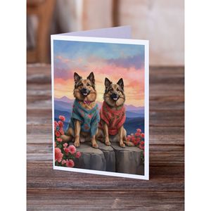 Tervuren การ์ดอวยพร A7หัวใจแบบ Belgian จำนวน8ใบพร้อมซองจดหมายขนาด5x7 - Product Image 2