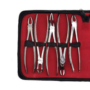 Dental Instruments Tooth Extraction Forceps Silver Stainless Steel CE Certified Autoclavable Ergonomic Grip Class By Dentavex - Product Image 3