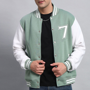 Comfortable Best Color Make Own Newest Style OEM Service Latest Style Soft Fabric Unisex Fashion Streetwear Wool PU Jackets - Product Image 1
