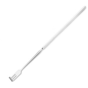 Retractor Traqueal de Tres Puntas de 6-7″ de Acero Inoxidable Reutilizable, Instrumento Quirúrgico ENT para Traqueostomía y Tiroidectomía - Product Image 1