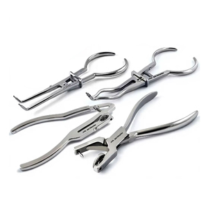 Kit d'instruments de barrage dentaire : Pince à barrage, forceps, cadre, pinces Brinker, outils d'isolation endodontique pour traitement des canaux radiculaires - Product Image 3