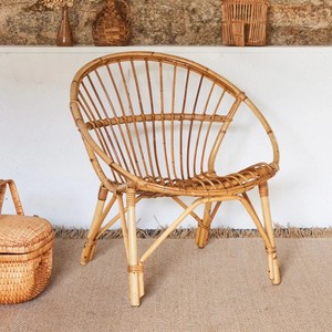 Chaise en rotin, best-seller, meubles décoratifs élégants, chaises artisanales pour événements et usage domestique - Product Image 2