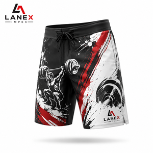 Custom Men's Gym Board Shorts Quick Dry <b>Surf</b> Shorts Weightlifting Fitness Beach Swim Trunks Sublimation Printed OEM ODM Design - Product Image 1
