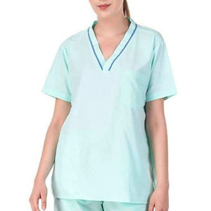 Pantalons d'uniformes médicaux tendance et classiques, 100 % coton tissé, ensembles de blouses d'hôpital unisexes pour infirmières - Product Image 5