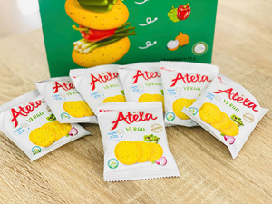 228g Galletas Vegetales Redondas Crujientes Atela con Patata, Zanahoria, Espinaca, Brócoli y Cebolla en Bolsa - Product Image 4