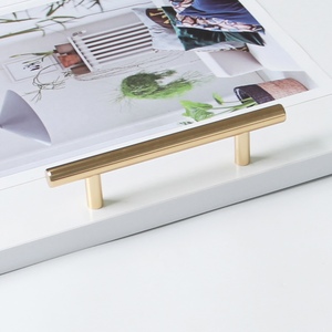Popular Product Modern Zinc Alloy T <b>Bar</b> Cabinet Handle Luxury <b>Pull</b> <b>for</b> Kitchen Dining Room Bathroom Nightstands Furniture - Product Image 1