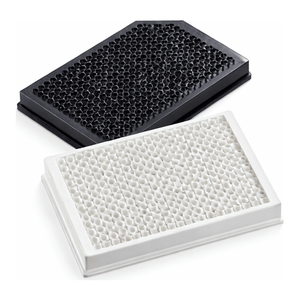 Microplaca de Laboratorio Corning de 384 Pocillos, de Poliestireno Blanco y Negro, para Ensayos de Fluorescencia y Luminiscencia - Product Image 3
