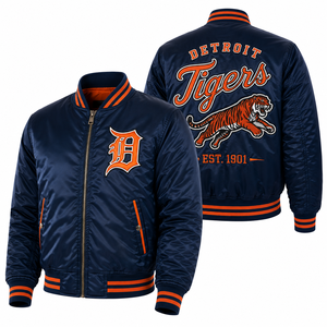 Chaqueta Bomber Ligera Personalizada con Parche Bordado Delantero y Trasero, Ribete en Contraste para Ropa Deportiva, Fabricante de Catálogos de Fábrica - Product Image 3