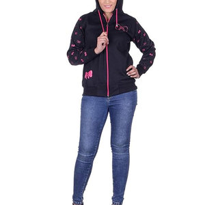 Vente en gros – Nouveau modèle 2026 – Sweat à capuche zippé pour femme avec logo personnalisé – Polaire – Streetwear professionnel – Vêtements de mode en gros - Product Image 1