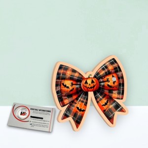 Outils pour cils magnétiques à marque privée Halloween Bow, incluant des supports pour cils en plastique multifonctionnels et réutilisables, motifs Cœur et Fleur - Product Image 2