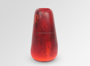 Handmade Baby Pink Matte Curved Resin Vase Modern Sculptural Decor Elegant Centerpiece Classic Style Stylish Flower <b>Holder</b> - Product Image 5
