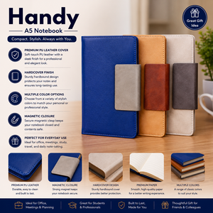 Carnet A5 Premium à couverture rigide en cuir PU, bicolore, agenda professionnel, journal de bureau, bloc-notes, cadeau promotionnel personnalisé - Product Image 6
