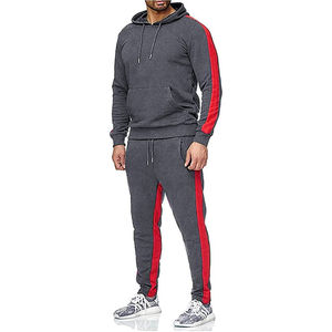 Conjuntos Deportivos Personalizados 2026 para Hombre, Corte Ajustado, Algodón, Pantalones Cargo con Cordón, Sudaderas con Capucha - Product Image 2