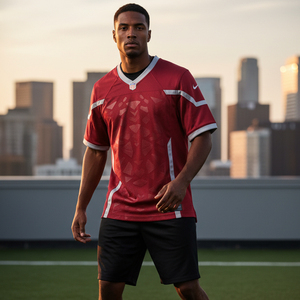 Maillot de football américain en gros – Tenue d'équipe brodée de haute qualité et durable avec nom et numéro personnalisés - Product Image 4