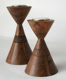 Decorative Brass Incense <b>Burner</b> Set With Shell Inlay Tray And Candle Holder Aromatic Use All-Season Eastern Style Ware Set - Product Image 2
