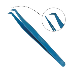 Eyelashes Tweezers Stainless Steel High Quality Tweezers for Eyelash Extensions Kits Manicure Instruments - Product Image 3