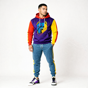 Mens Athleisure Set Hoodie And Tapered <b>Pants</b> Designed For Travel Comfort Stylish Casual Sports Outfit Daily Wear - Product Image 6