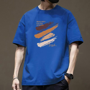 เสื้อยืดแขนสั้นวินเทจผู้ชาย พิมพ์ลายเสือดาวดิจิทัล ผ้าฝ้าย 100% คอกลม ทรงปกติ น้ำหนัก 220 กรัม ระบายอากาศได้ดี - Product Image 4