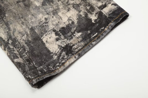 Jean cargo noir multi-poches, pantalon utilitaire, jean biker, Techwear, streetwear, denim, jean baggy empilé, unisexe, gothique, Y2K - Product Image 5
