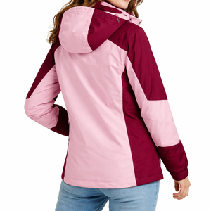 Veste coupe-vent réfléchissante rose personnalisée, changeant de couleur, imperméable, réactive à l'eau, pour la randonnée, pour hommes, fournisseur en gros OEM - Product Image 4