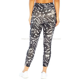 Leggings Modernos para Mujer, Estampado de Leopardo, Alta Calidad, Logotipo Personalizado, Pantalones de Yoga Ajustados, Elásticos en Cuatro Direcciones, Transpirables, OEM - Product Image 2