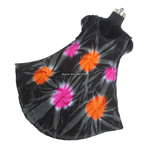 Nuevo 2026 al por mayor: Vestido largo maxi de playa con efecto tie-dye para mujer, sexy, estilo sombrero de playa - Product Image 1