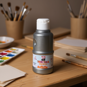 Pintura de acuarela plateada, tempera plateada, materiales para manualidades - Product Image 3