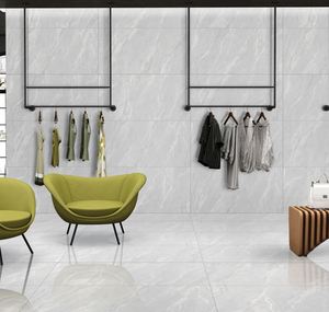 2x4 IMPERIAL BEACH Baldosas de Porcelana Pulida de 9 mm 600x1200 mm / 24x48 Diseño Clásico Moderno Baldosas de Ladrillo Refractario Premium Certificadas CE - Product Image 1