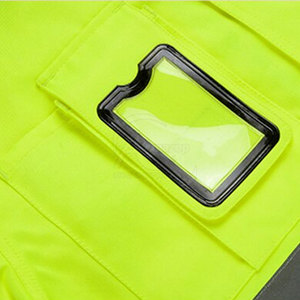 Reflective <b>Work</b> Wear Safety Jacket <b>Waterproof</b> Safety Jacket <b>Work</b> Clothing Safety Jacket For Men - Product Image 4