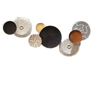 อุปกรณ์ตกแต่งผนังโลหะรูปใบไม้มาใหม่และไม่เหมือนใครงานฝีมือจากราชวงศ์และการตกแต่งผนังบ้านที่ดูหรูหราในราคาที่ดีที่สุด - Product Image 1