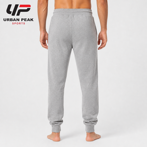 Pantalon de survêtement pour homme au quotidien, en tissu jersey lisse, avec taille ajustable et coupe confortable pour la détente et la marche - Product Image 3