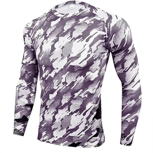 Rashguard pour homme, dernier design, respirant, antibactérien, en Spandex/Polyester, couleurs personnalisables, fabriqué au Pakistan, service OEM, logo - Product Image 6