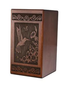 Urnes funéraires en bois pour cendres humaines adultes, personnalisables - Product Image 4